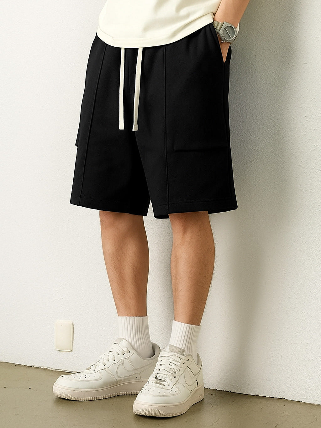 Asher Cotton Lounge Shorts