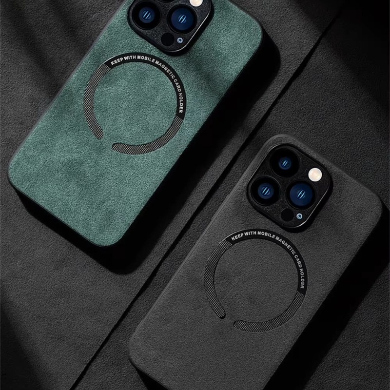 Velour MagSafe Leather Case