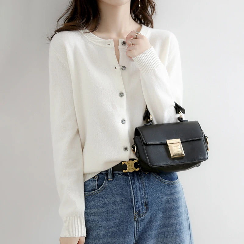 Elan Cashmere Cardigan