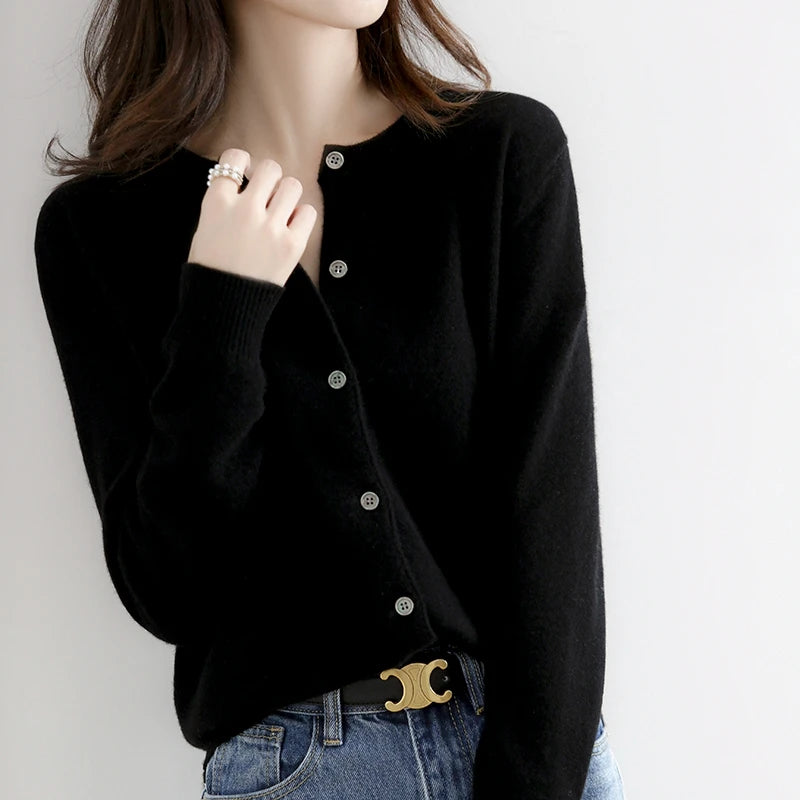 Elan Cashmere Cardigan