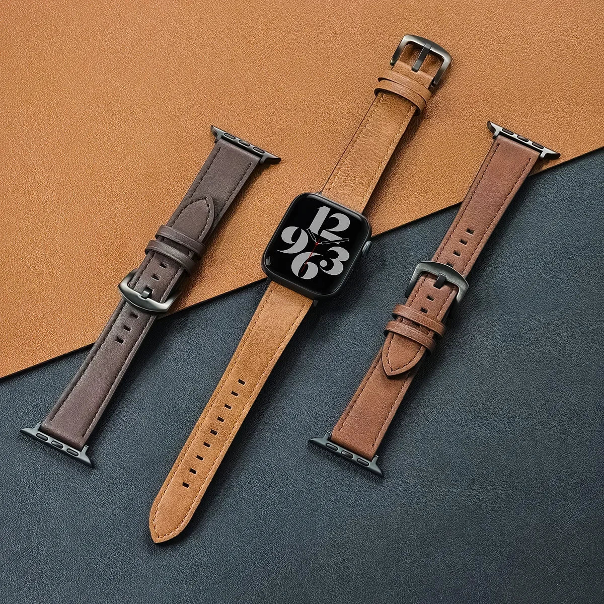 Palermo Genuine Leather Watch Band