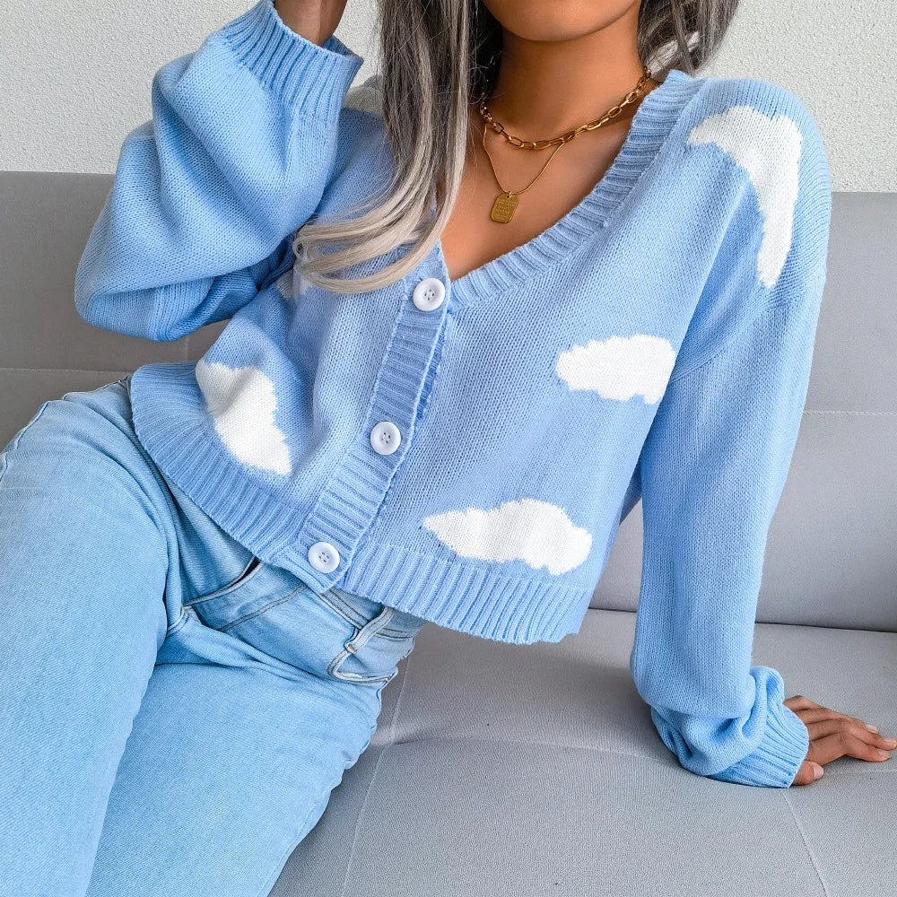 Celeste Cloud Knit Cardigan