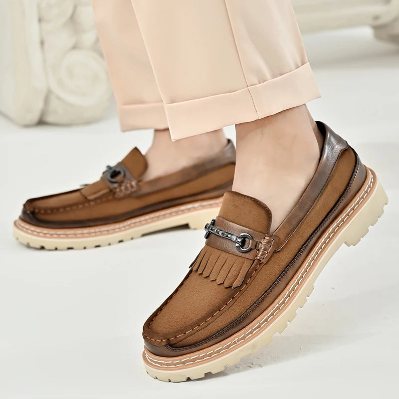 Edward Penny Suede Loafers