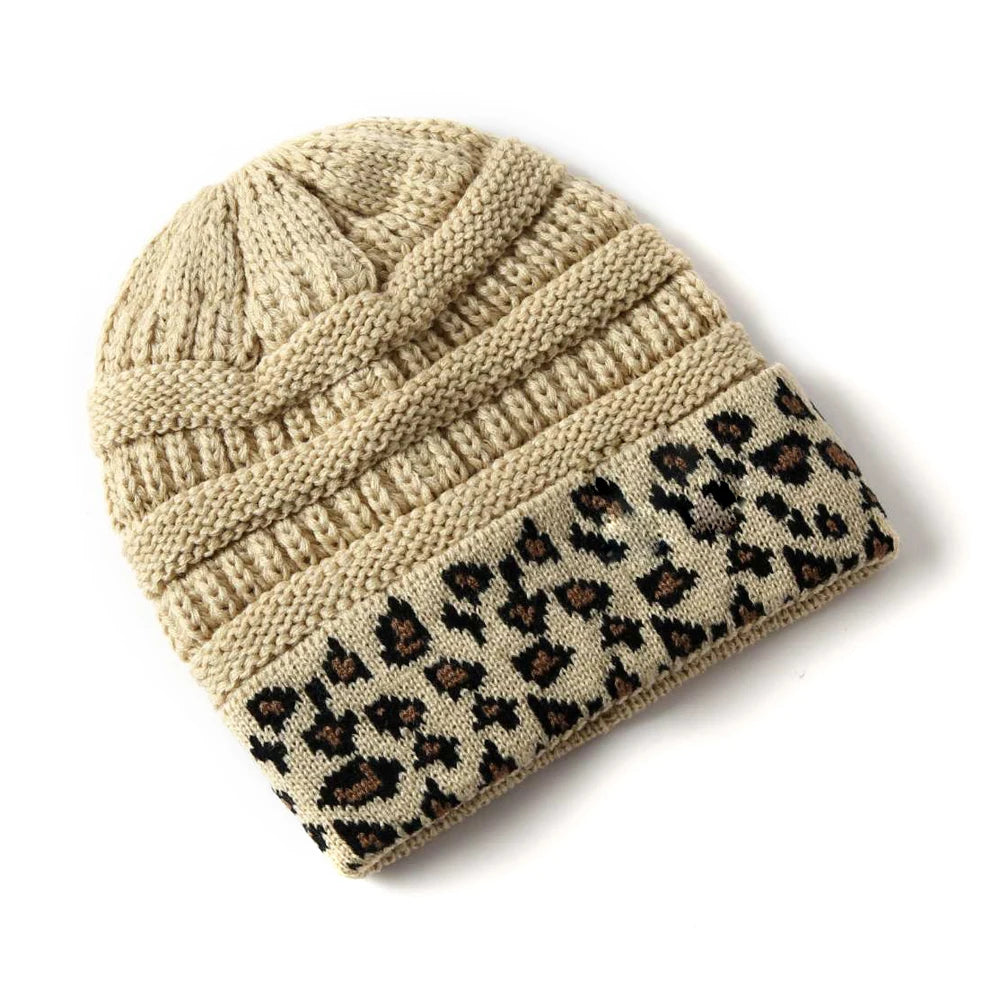 Leopard Winter Beanie