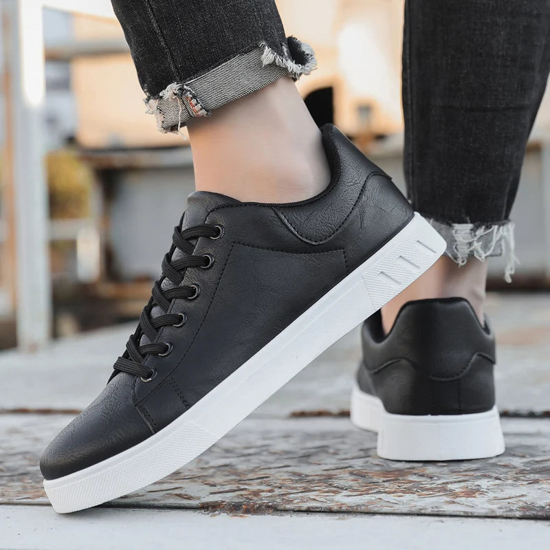 Aston Retro Leather Sneakers