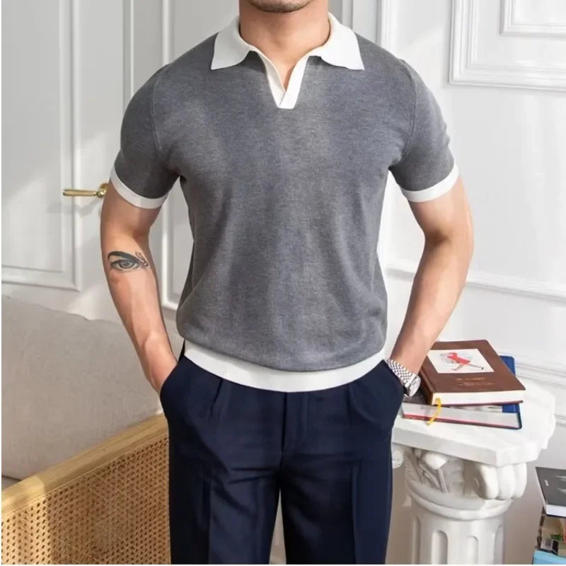 Luca Knit Polo Shirt