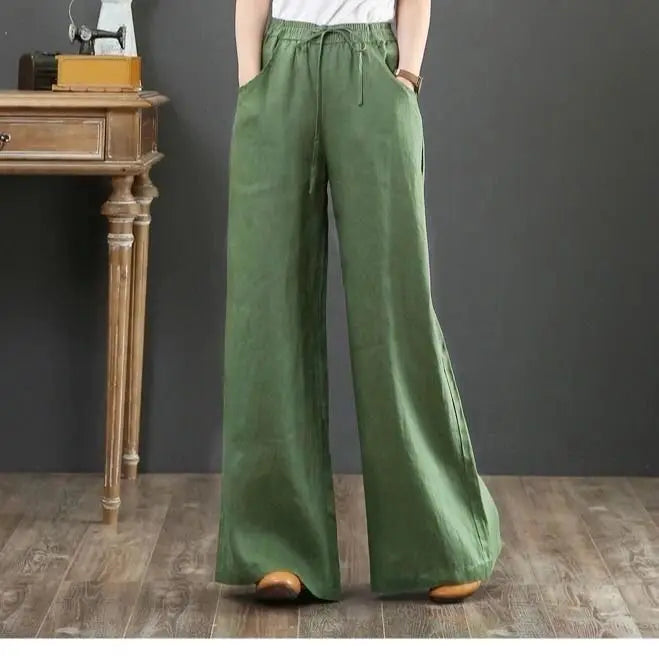 Maeva Relaxed Cotton Pants