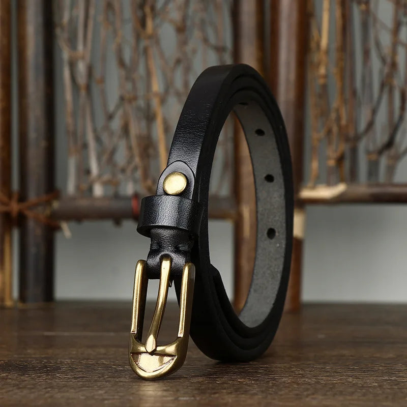 Heritage Slim Leather Belt