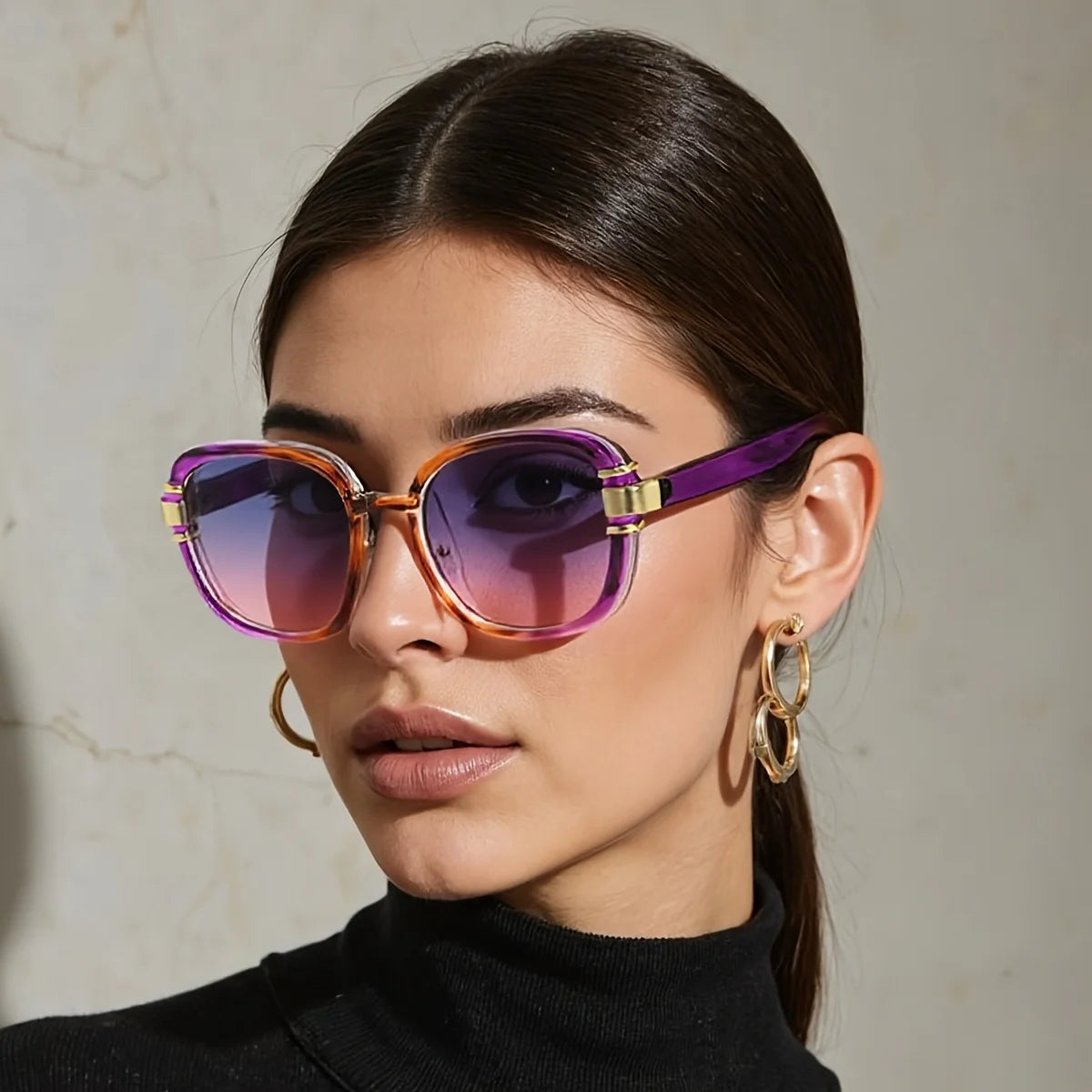 Antonia Gradient Shield Sunglasses