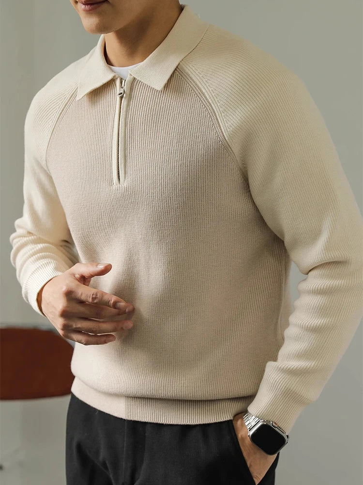 Braulio Quarter Zip Sweater