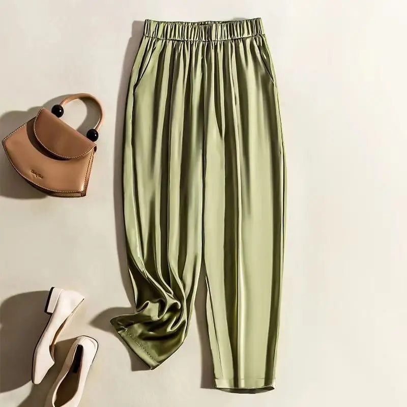 Elara Drape Tapered Pants
