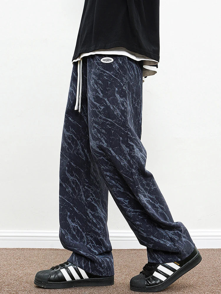 Marble Drift Corduroy Sweatpants
