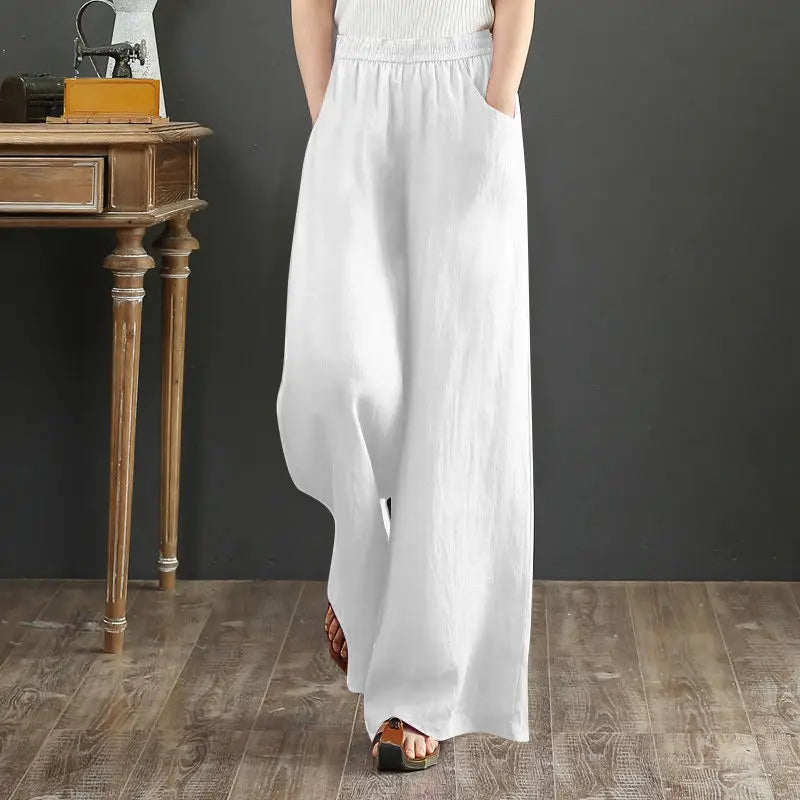 Maeva Relaxed Cotton Pants