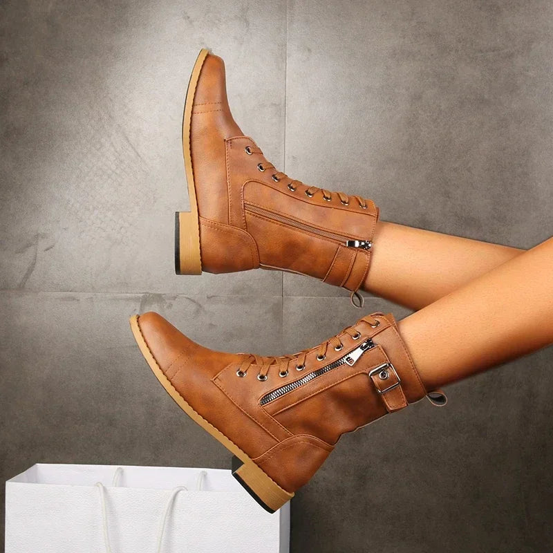 Whitney Leather Boots