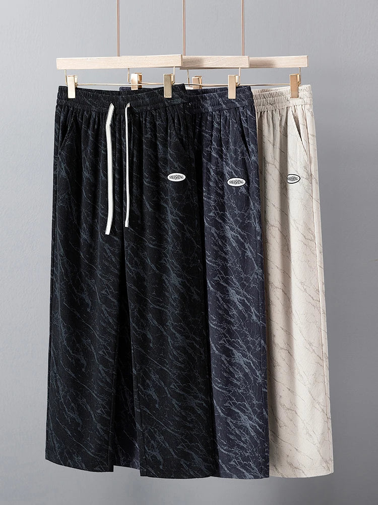 Marble Drift Corduroy Sweatpants