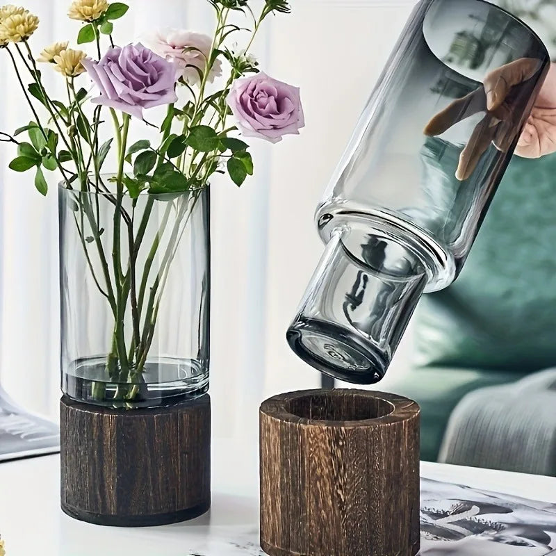 Elysian Smoked Glass Vase
