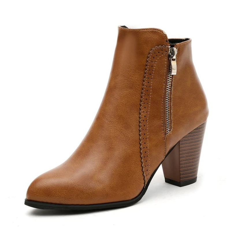 St. Tropez Heeled Ankle Boots