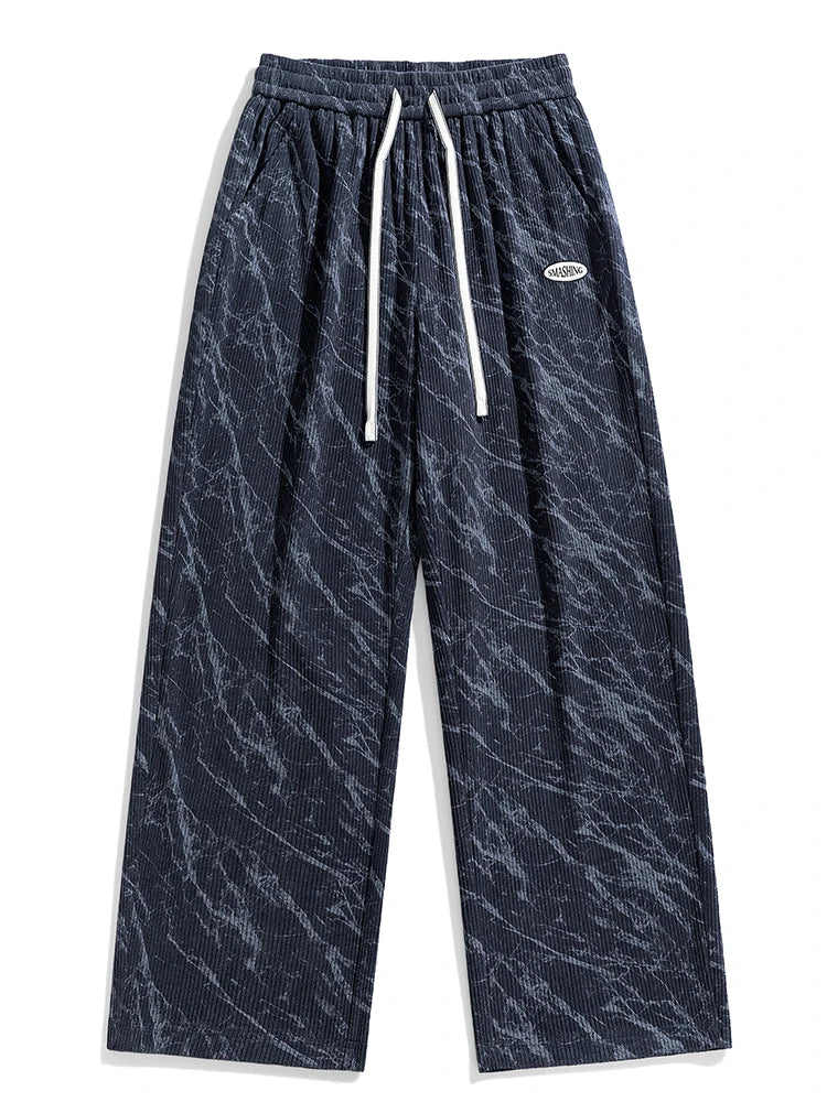 Marble Drift Corduroy Sweatpants