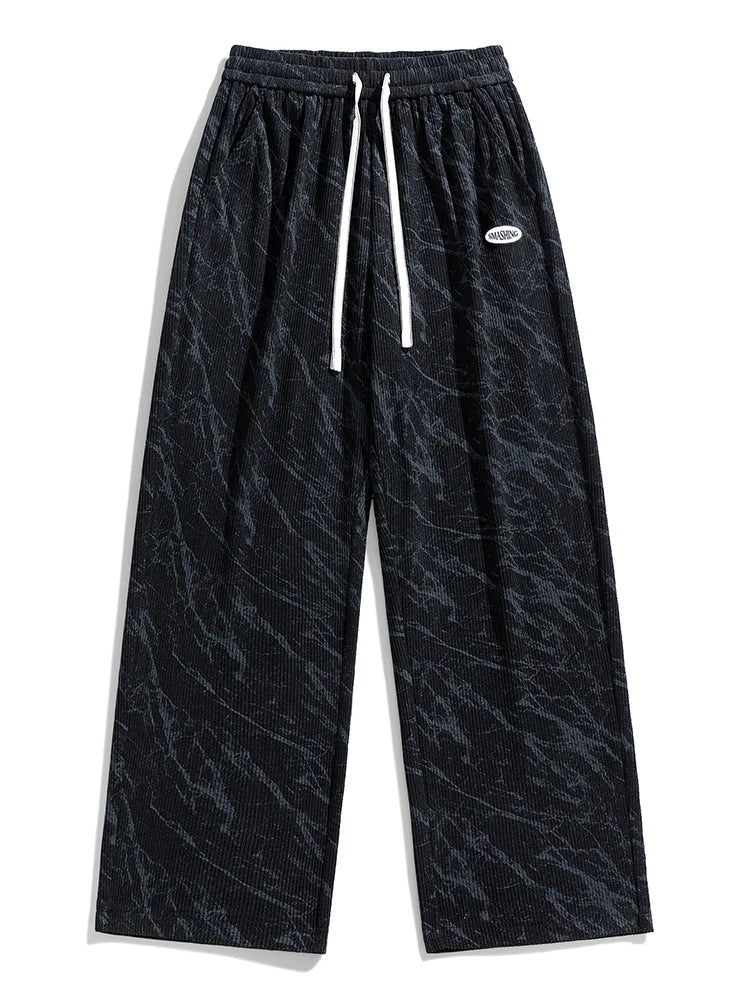 Marble Drift Corduroy Sweatpants