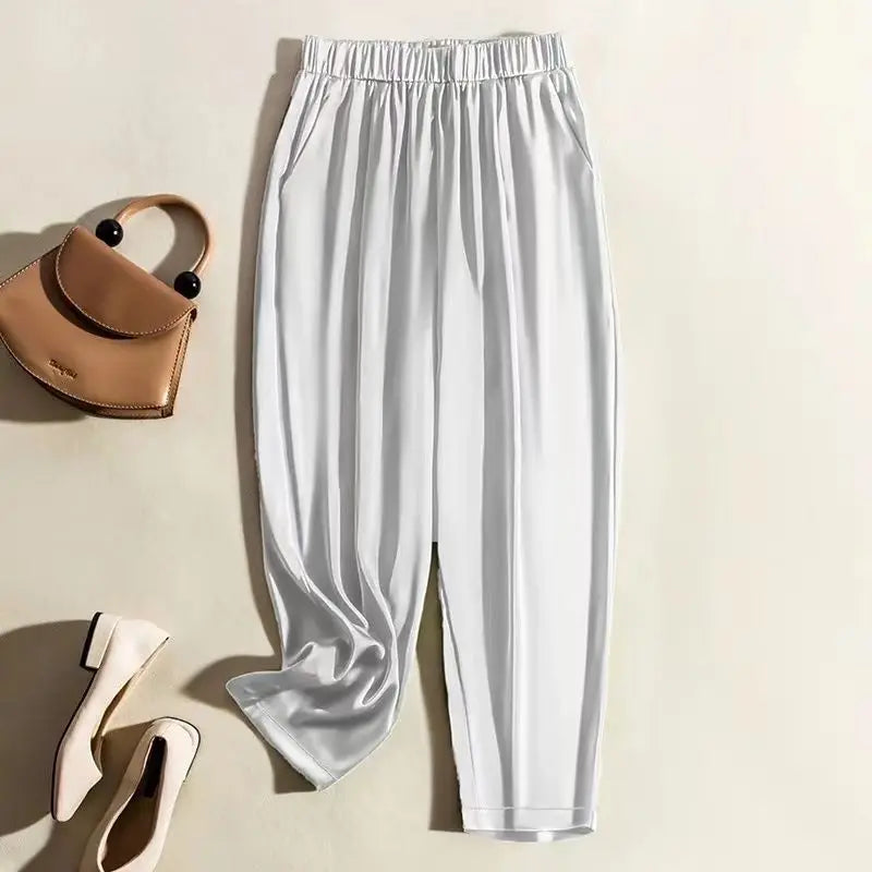 Elara Drape Tapered Pants