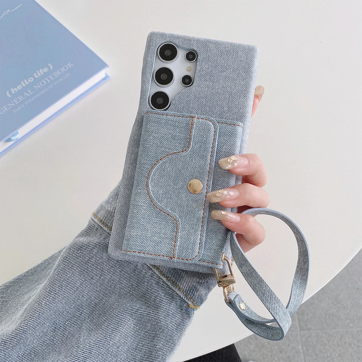 Sierra Samsung Galaxy Denim Wallet Case