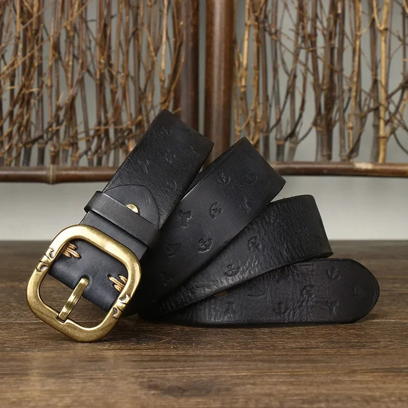 Voyager Handcrafted Genuine Leather Belt