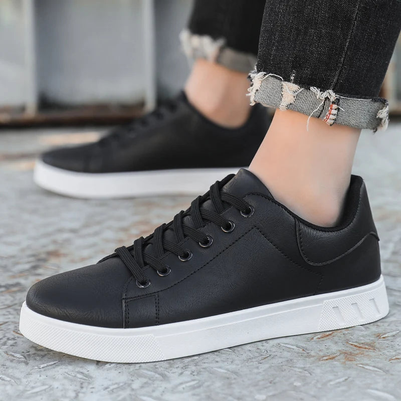 Aston Retro Leather Sneakers