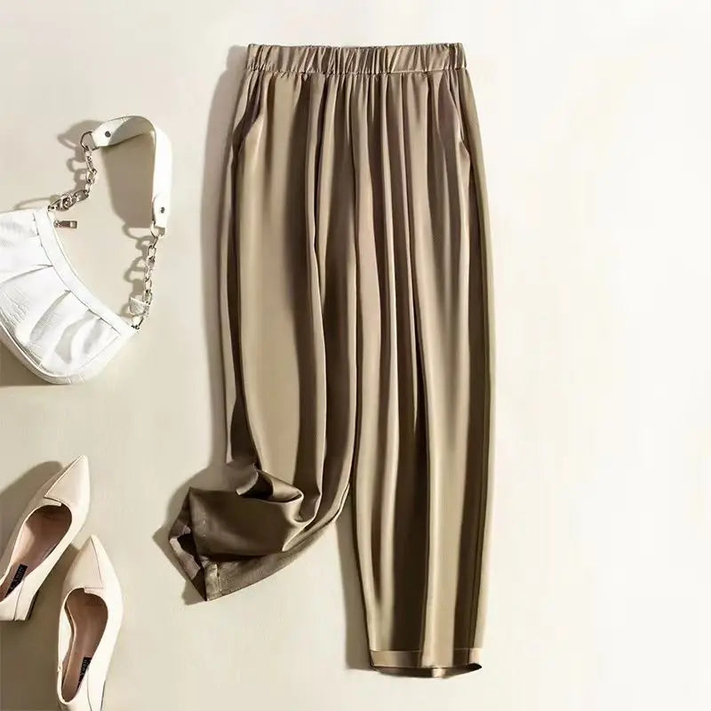 Elara Drape Tapered Pants