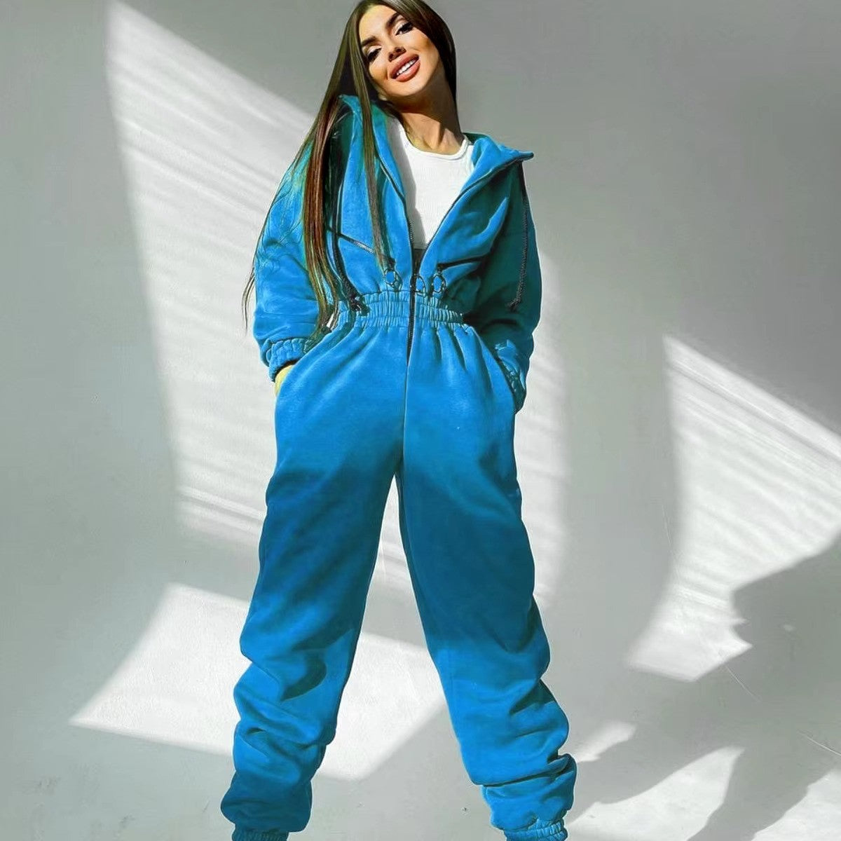 Angel Hooded Jumpsuit