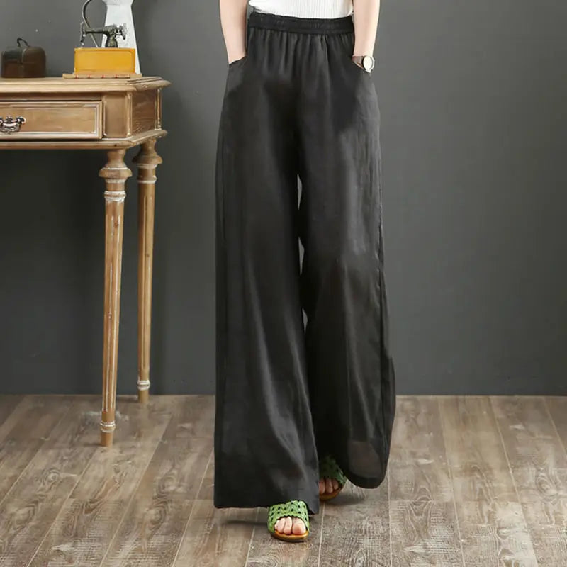 Maeva Relaxed Cotton Pants