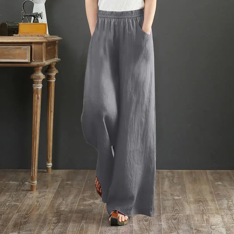 Maeva Relaxed Cotton Pants