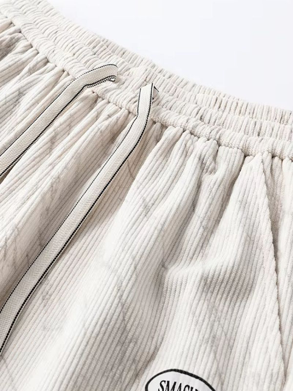Marble Drift Corduroy Sweatpants