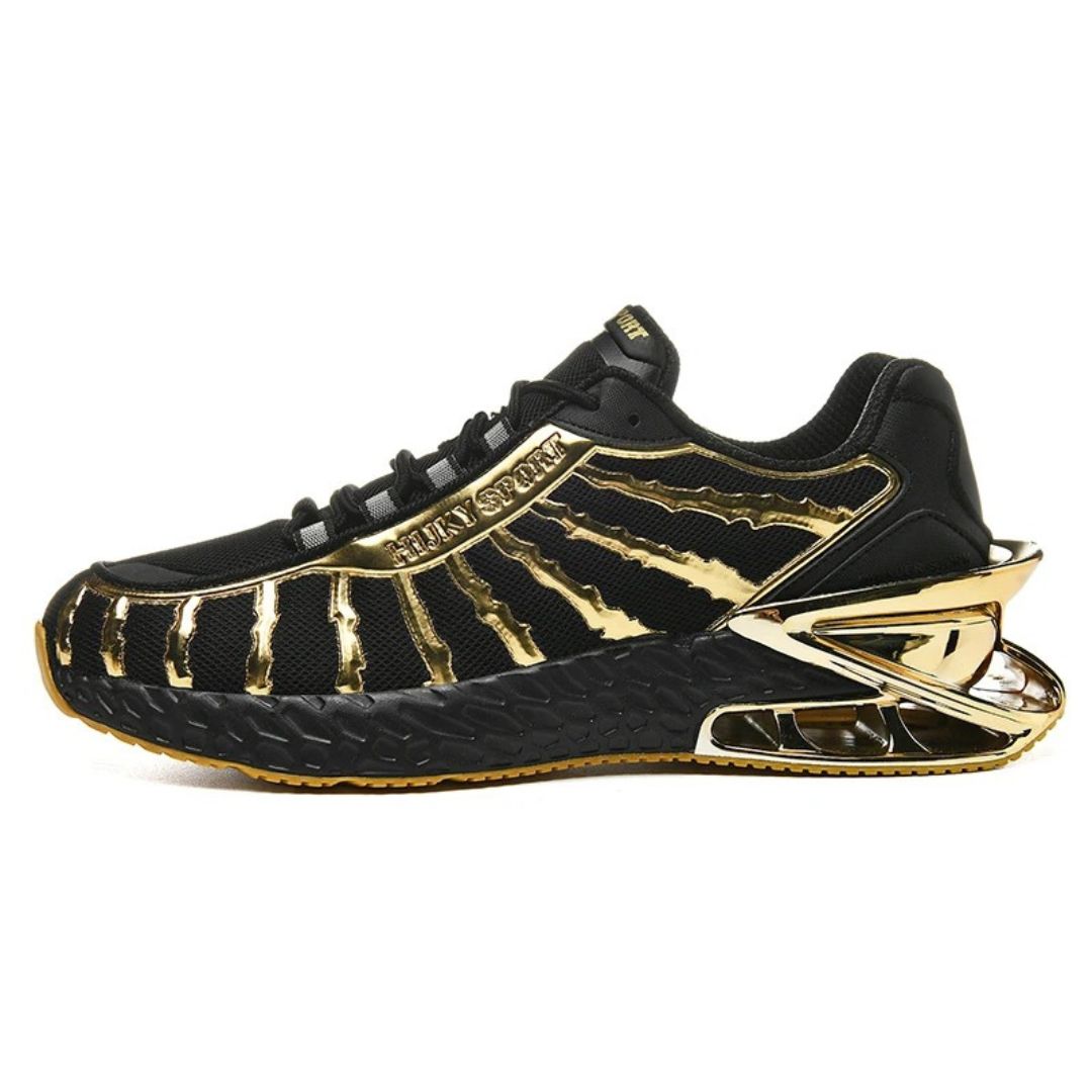 Vanguard Gold-Accent Sneakers