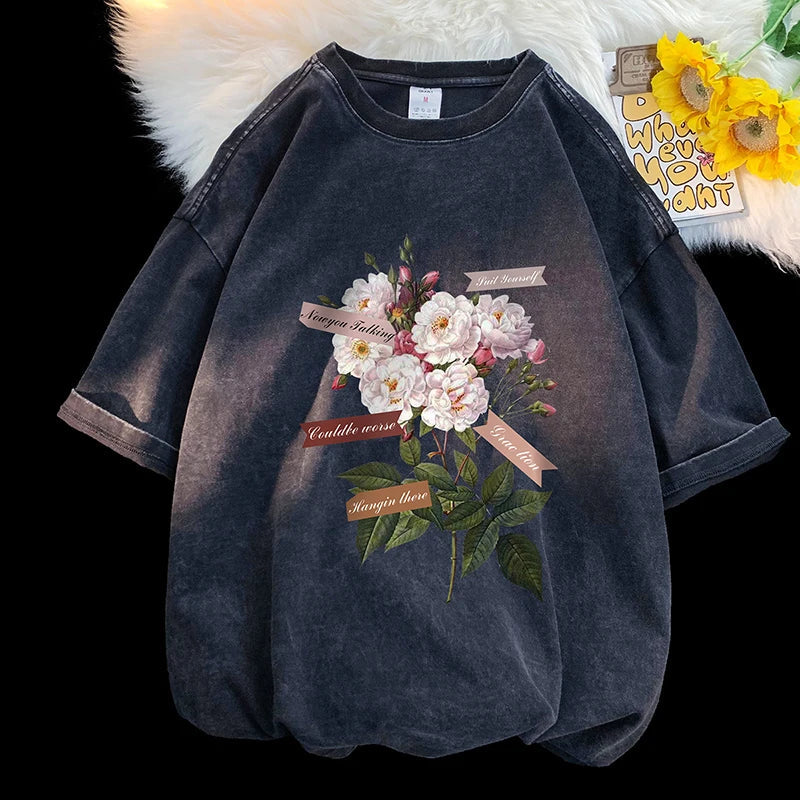 Blossom Soft Oversized Tee