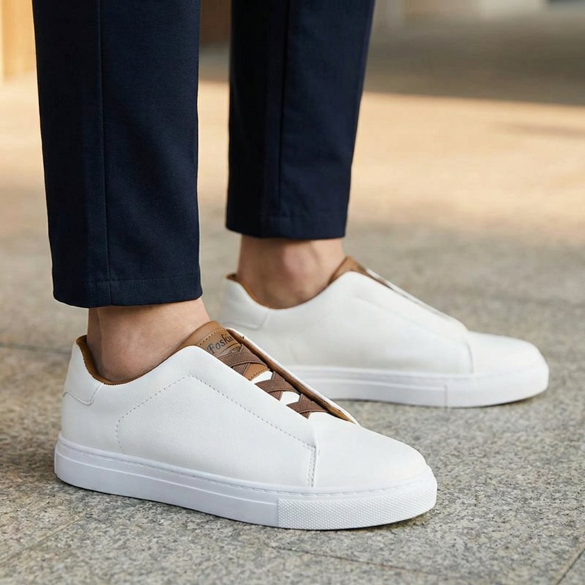 Lusso Artisan Sneakers - On Model