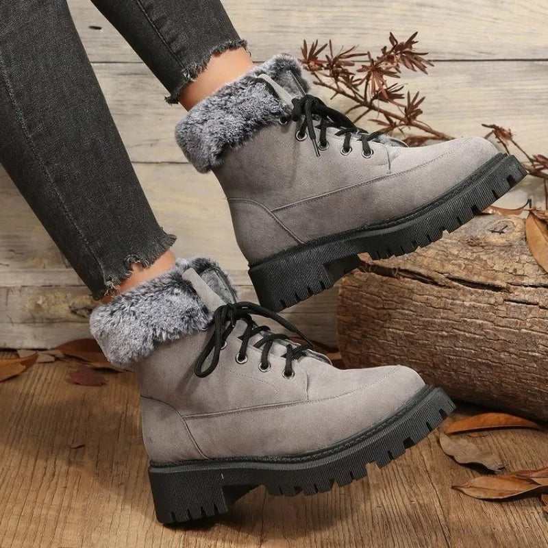 Winter Boots with Warm Fur