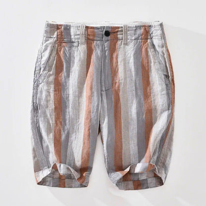 Russel Linen Stripe Shorts