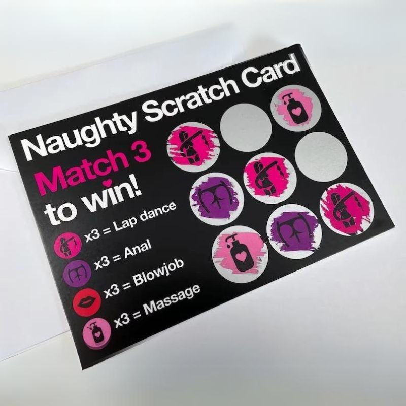 Naughty Scratch Off Cards