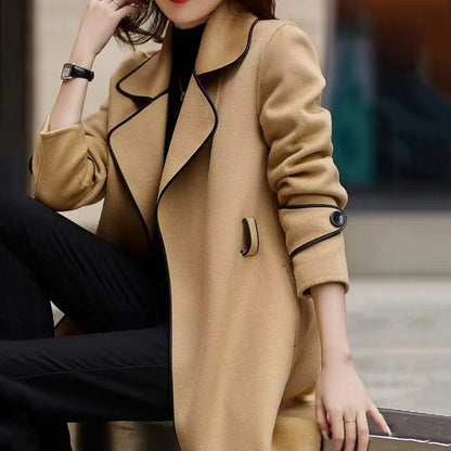 Lucia Belted Woolen Coat