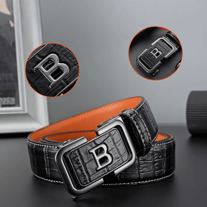 Belucio Signature Genuine Leather Belt