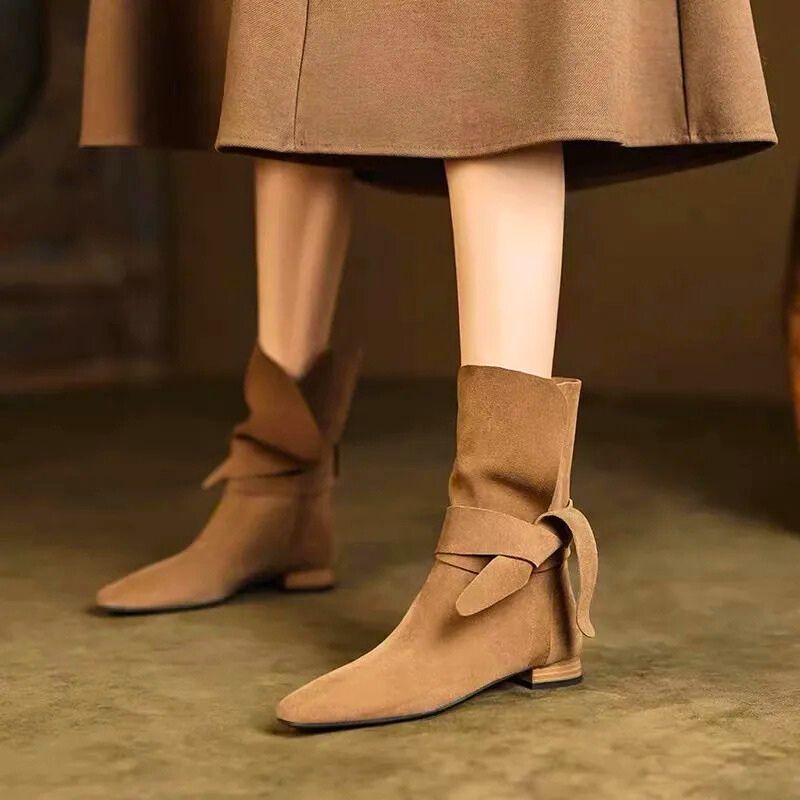 Vivienne Suede Booties