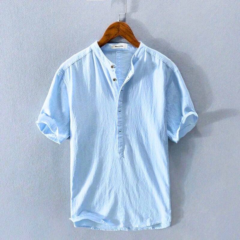 Kyoto Japanese Style Linen Shirt