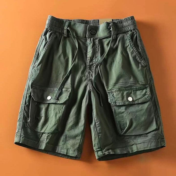 Premium Cotton Cargo Shorts