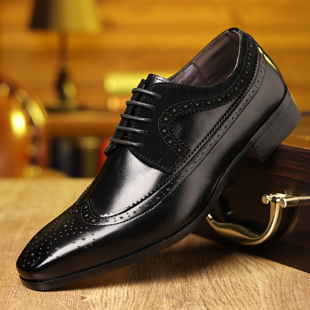 Carlos Santos Oxford Brogue Shoes