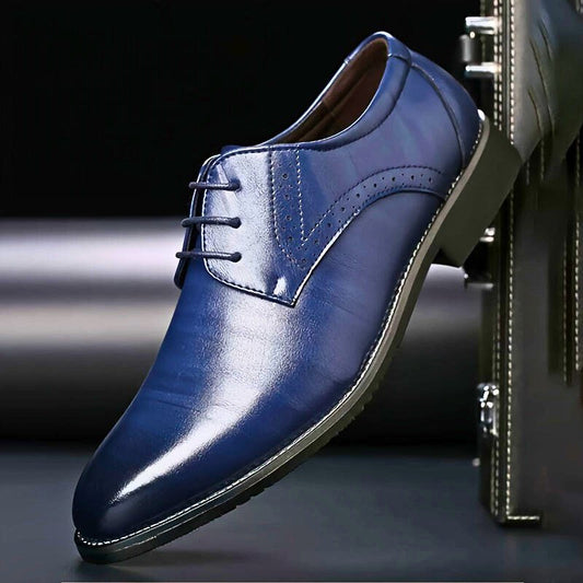 Vince Leather Plain Toe Derby