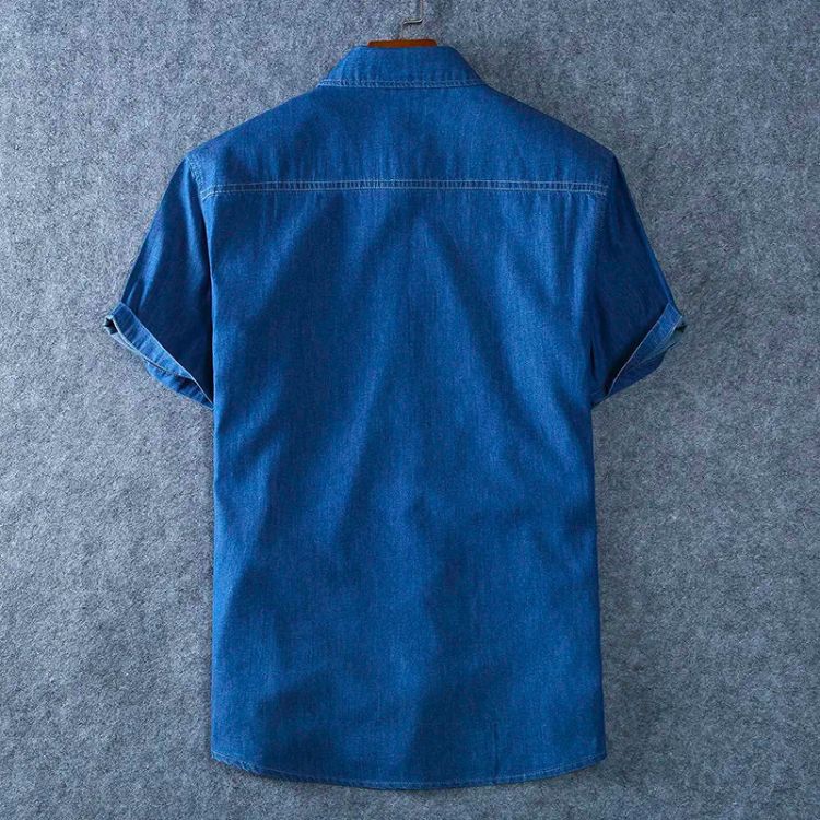 Short Sleeve Denim Shirt