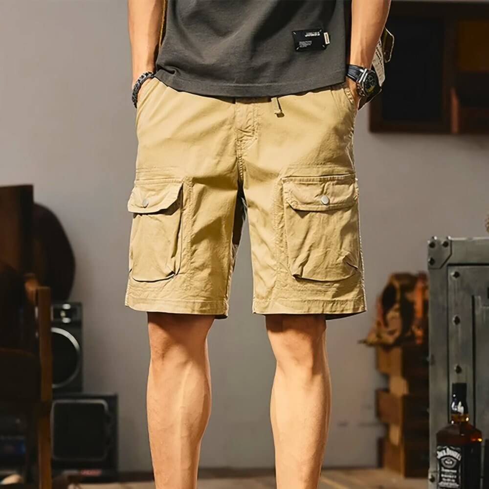 Premium Cotton Cargo Shorts