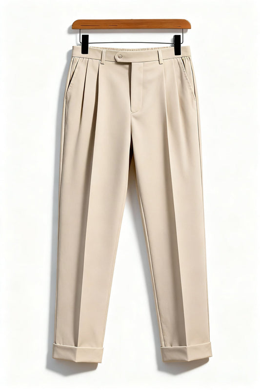 Italian Cotton Tailored Pants