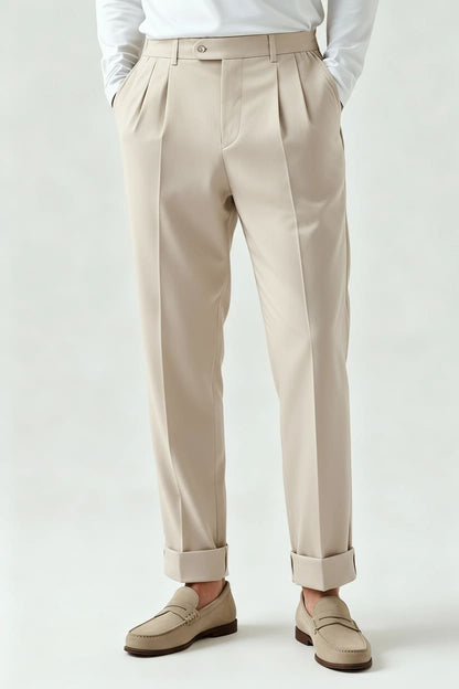 Italian Cotton Tailored Pants