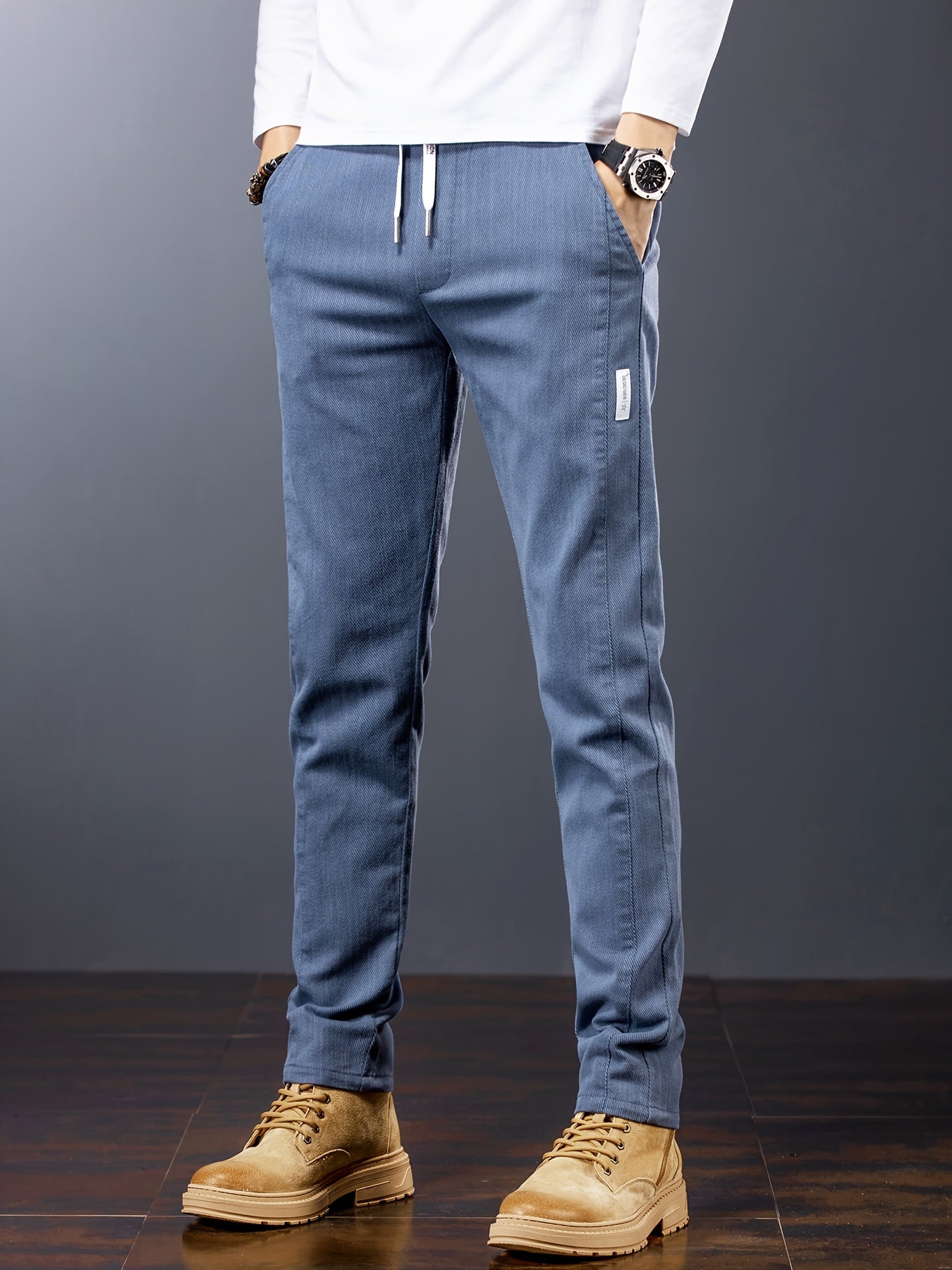 Refined Comfort Drawstring Pants